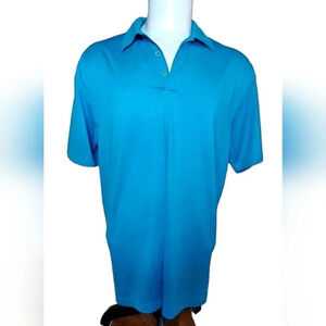 Nike Golf Dri-Fit Men's Polo Shirt Blue Size XL